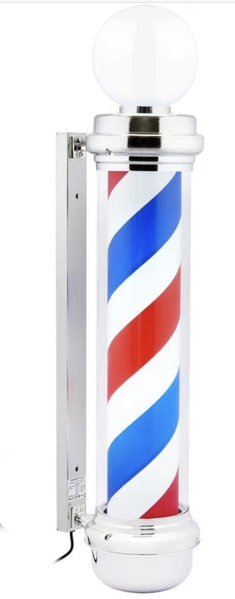 Barberpole barbierpaal Kapperslicht 135cm Babiera's