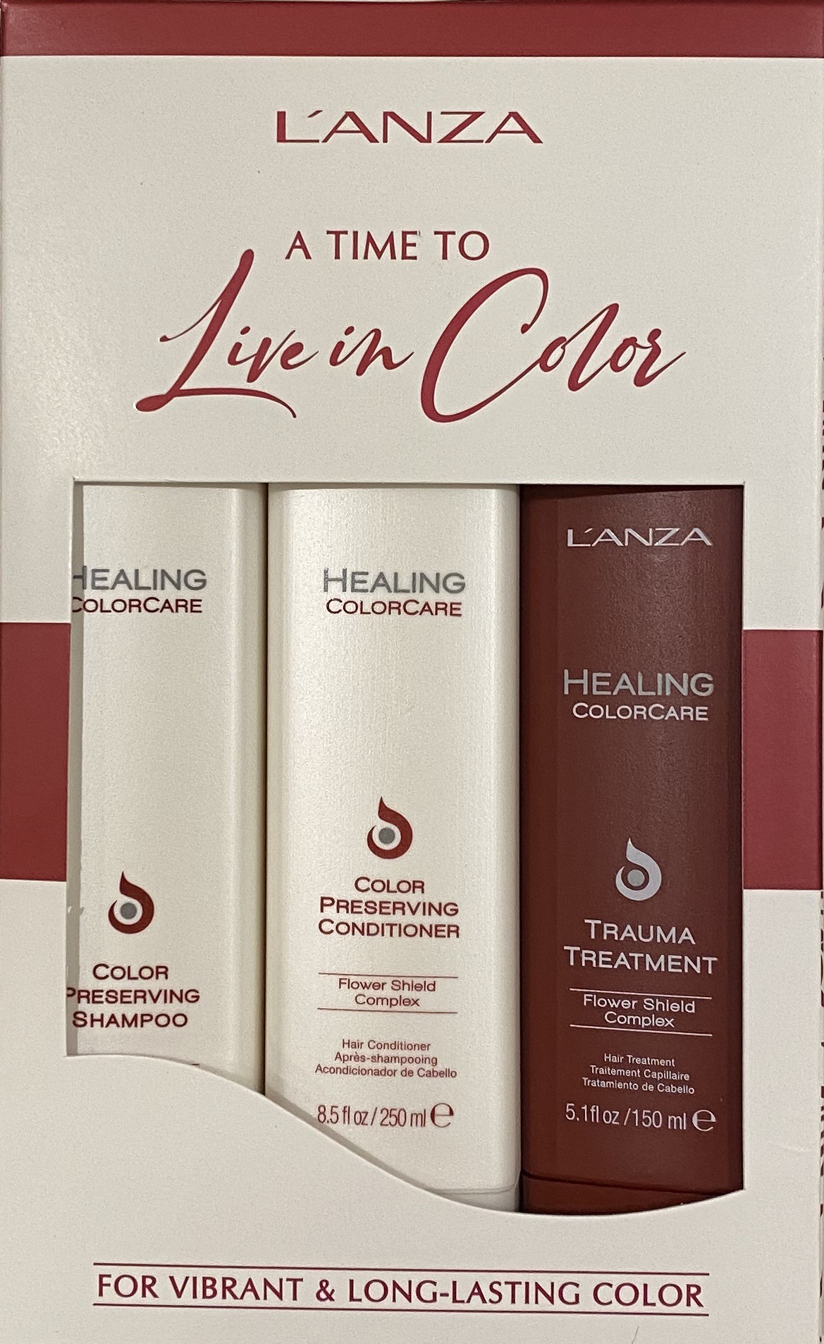 L'anza Healing Colorcare set - Shampoo & Conditioner & Treatment